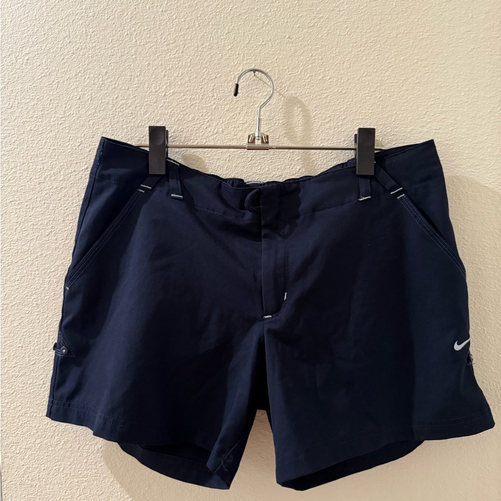 Nike Men's Athletic Shorts - Navy Blue